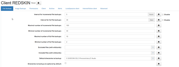 client file backups